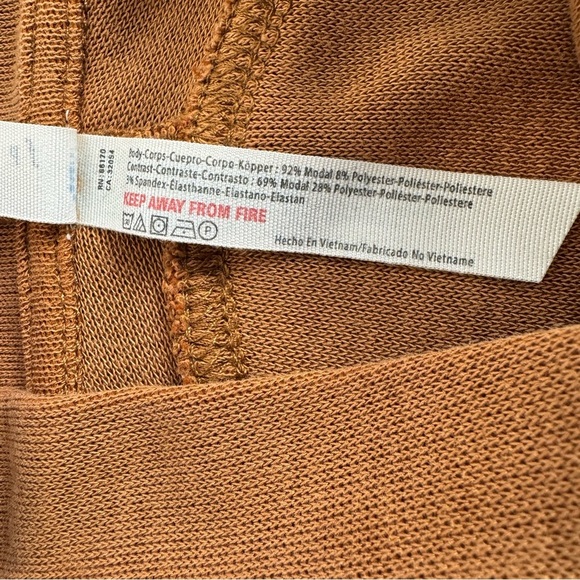 FP Movement Copper Hooded Dolman Top Medium | Soft Modal Blend Pullover - Picture 6 of 9